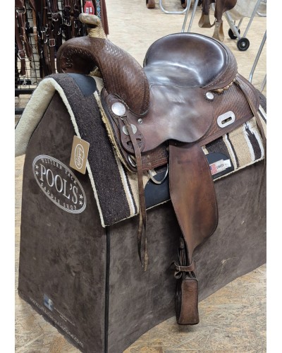 SELLE WESTERN OCCASION EQUITATION AMERICAINE USA CONTINENTAL