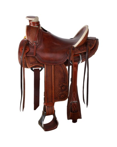 SELLE WESTERN DENVER WESTWOOD CIRCLE GARLAND DOUBLE T POOLS CONTINENTAL EQUIFLEX