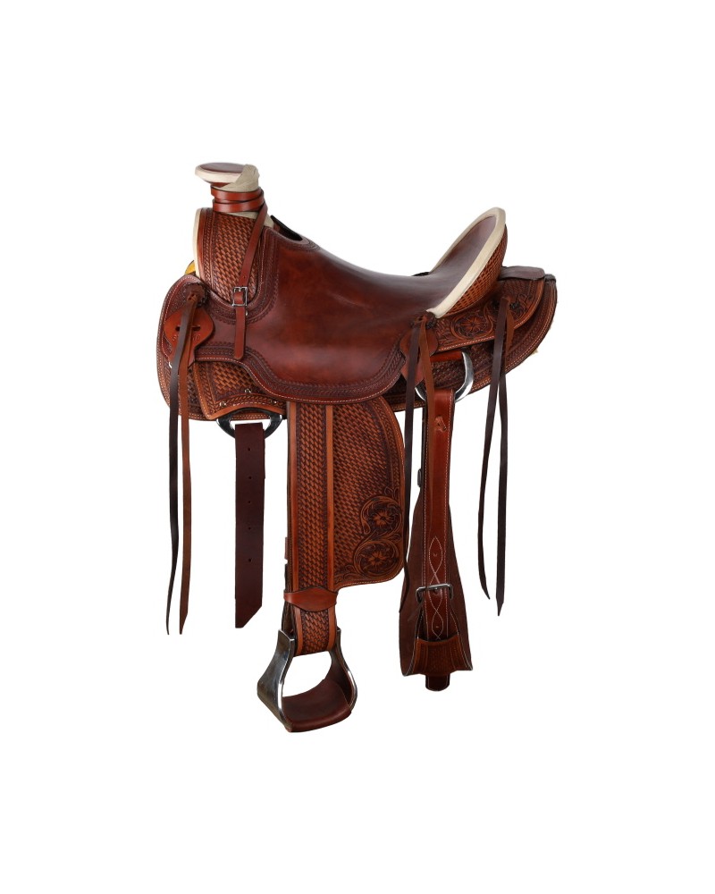 SELLE WESTERN DENVER WESTWOOD CIRCLE GARLAND DOUBLE T POOLS CONTINENTAL EQUIFLEX