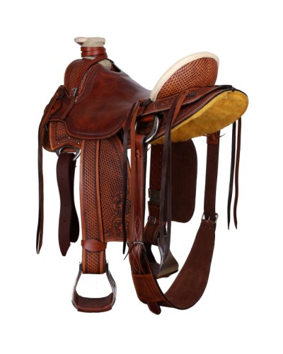 SELLE WESTERN DENVER WESTWOOD CIRCLE GARLAND DOUBLE T POOLS CONTINENTAL EQUIFLEX