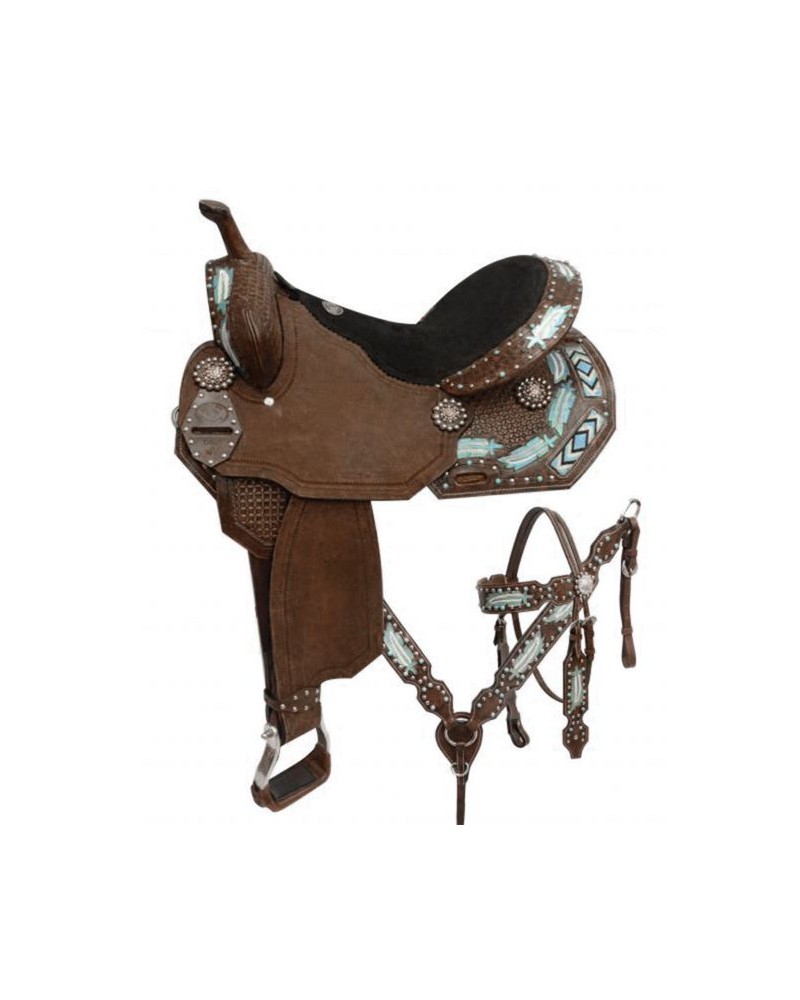 selle équitation western Hwest barrel compétition wade reining roping Pools west coast lakota denver DOUBLE S