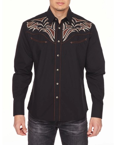 CHEMISE WESTERN AMERICAINE WRANGLER ARIAT STARS AND STRIPES RODEO CLOTHING