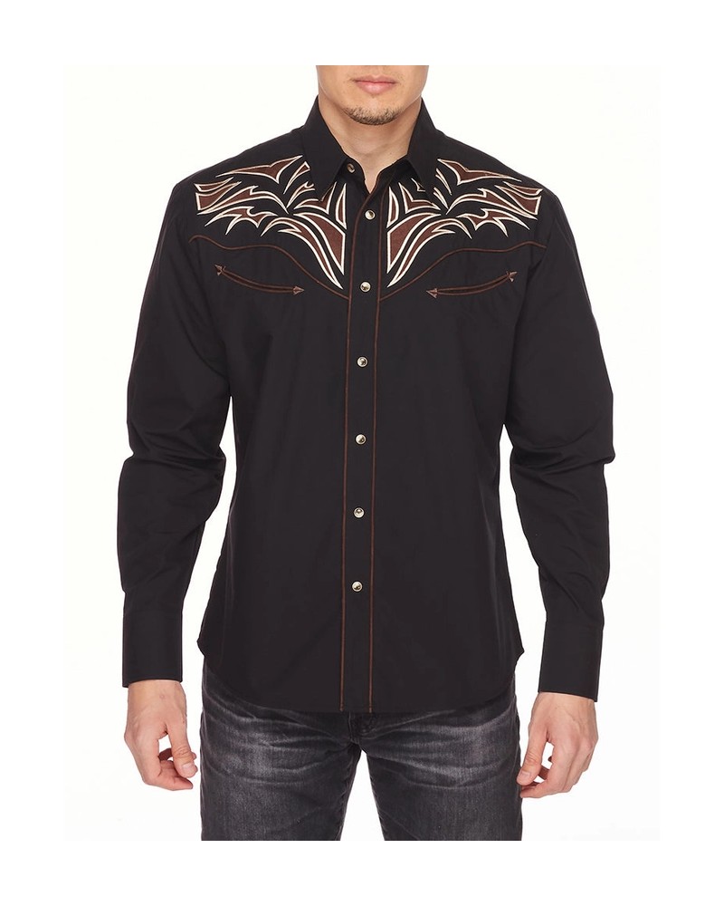 CHEMISE WESTERN AMERICAINE WRANGLER ARIAT STARS AND STRIPES RODEO CLOTHING