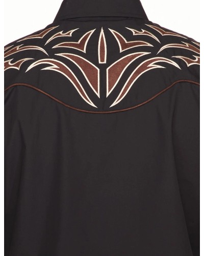 CHEMISE WESTERN AMERICAINE WRANGLER ARIAT STARS AND STRIPES RODEO CLOTHING