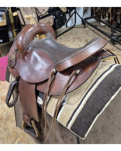 SELLE WESTERN OCCASION EQUITATION AMERICAINE USA CONTINENTAL