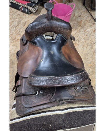 SELLE WESTERN OCCASION EQUITATION AMERICAINE USA CONTINENTAL