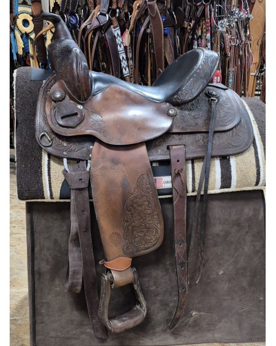 SELLE WESTERN OCCASION EQUITATION AMERICAINE USA CONTINENTAL
