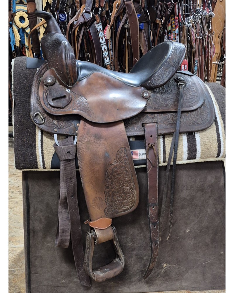 SELLE WESTERN OCCASION EQUITATION AMERICAINE USA CONTINENTAL