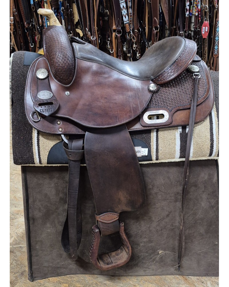 SELLE WESTERN OCCASION EQUITATION AMERICAINE USA CONTINENTAL