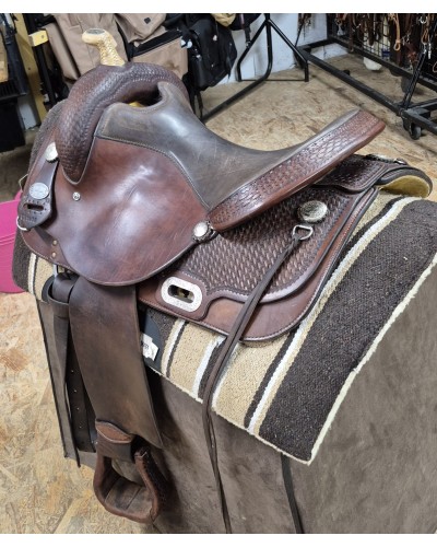 SELLE WESTERN OCCASION EQUITATION AMERICAINE USA CONTINENTAL