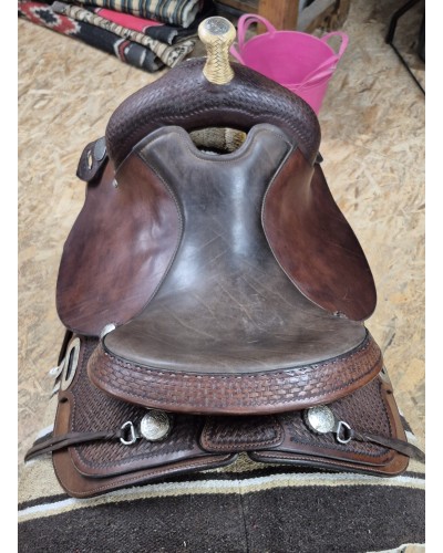 SELLE WESTERN OCCASION EQUITATION AMERICAINE USA CONTINENTAL