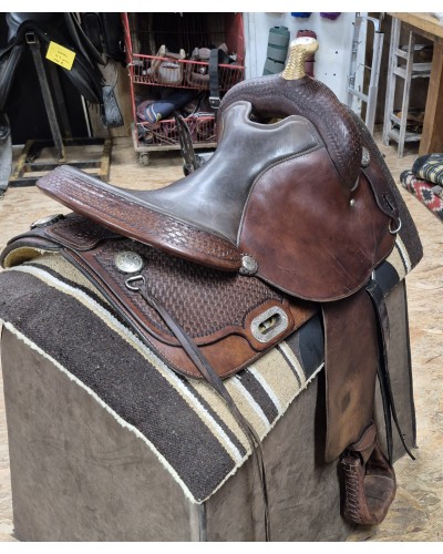 SELLE WESTERN OCCASION EQUITATION AMERICAINE USA CONTINENTAL