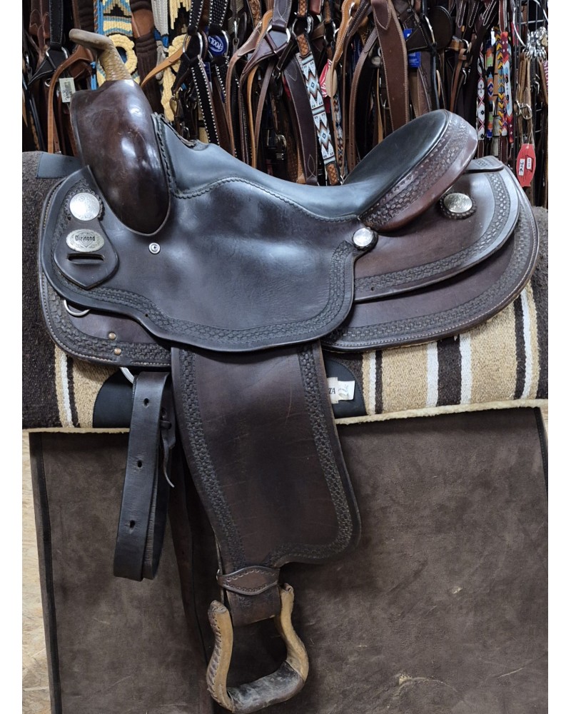 SELLE WESTERN OCCASION EQUITATION AMERICAINE USA CONTINENTAL