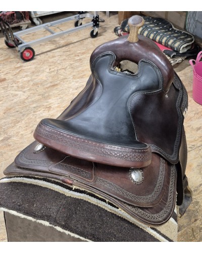 SELLE WESTERN OCCASION EQUITATION AMERICAINE USA CONTINENTAL
