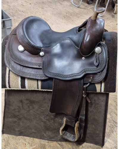SELLE WESTERN OCCASION EQUITATION AMERICAINE USA CONTINENTAL
