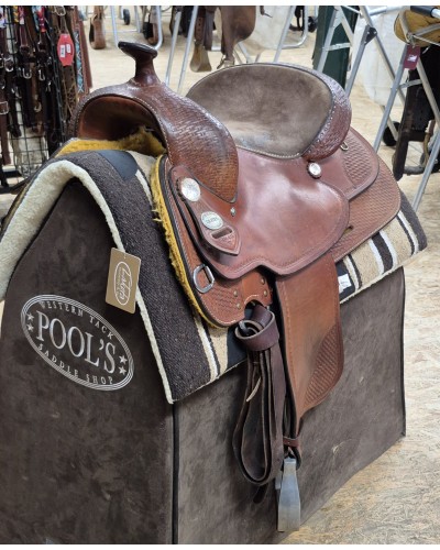 SELLE WESTERN OCCASION EQUITATION AMERICAINE USA CONTINENTAL