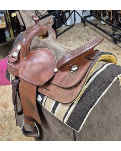 SELLE WESTERN OCCASION EQUITATION AMERICAINE USA CONTINENTAL