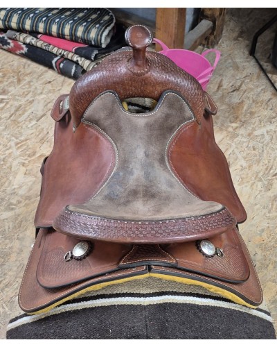 SELLE WESTERN OCCASION EQUITATION AMERICAINE USA CONTINENTAL