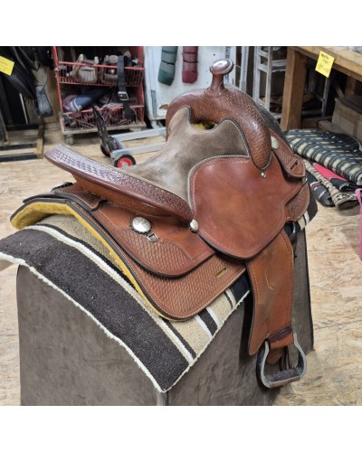 SELLE WESTERN OCCASION EQUITATION AMERICAINE USA CONTINENTAL