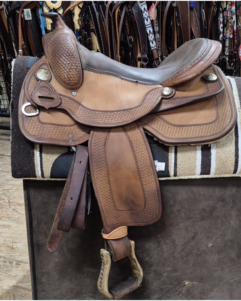 SELLE WESTERN OCCASION EQUITATION AMERICAINE USA CONTINENTAL