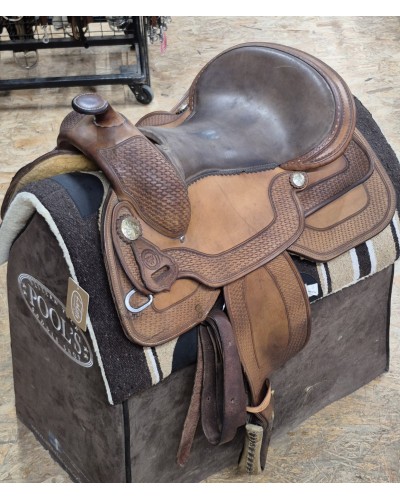 SELLE WESTERN OCCASION EQUITATION AMERICAINE USA CONTINENTAL