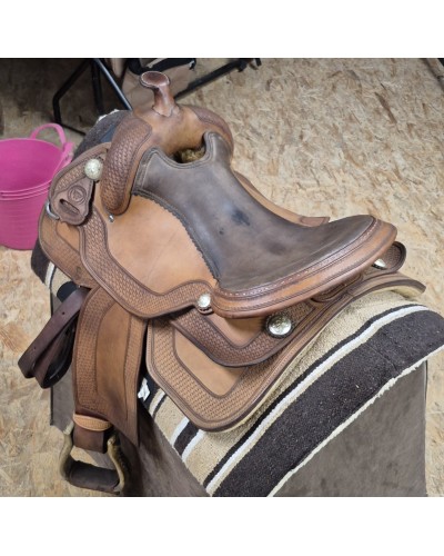 SELLE WESTERN OCCASION EQUITATION AMERICAINE USA CONTINENTAL