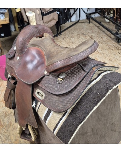 SELLE WESTERN OCCASION EQUITATION AMERICAINE USA CONTINENTAL