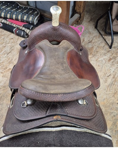 SELLE WESTERN OCCASION EQUITATION AMERICAINE USA CONTINENTAL