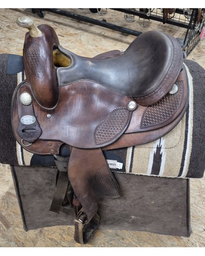 SELLE WESTERN OCCASION EQUITATION AMERICAINE USA CONTINENTAL
