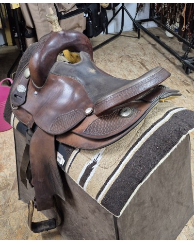 SELLE WESTERN OCCASION EQUITATION AMERICAINE USA CONTINENTAL