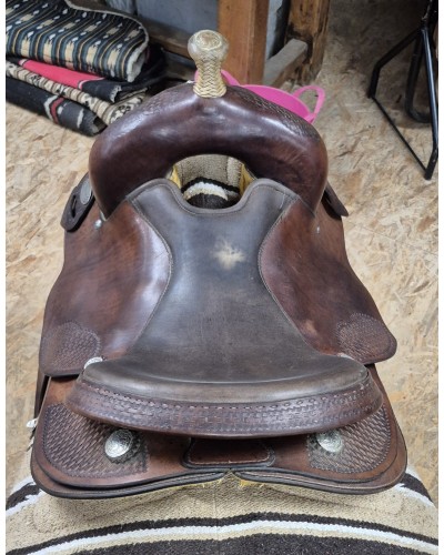 SELLE WESTERN OCCASION EQUITATION AMERICAINE USA CONTINENTAL