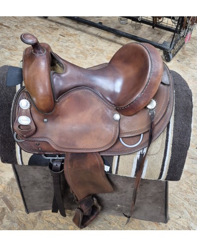 SELLE WESTERN OCCASION EQUITATION AMERICAINE USA CONTINENTAL