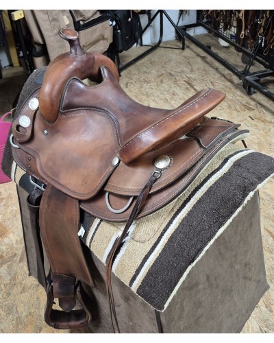SELLE WESTERN OCCASION EQUITATION AMERICAINE USA CONTINENTAL