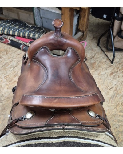 SELLE WESTERN OCCASION EQUITATION AMERICAINE USA CONTINENTAL