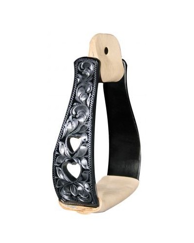 ETRIER WESTERN CHEVAL EQUITATION BOIS CUIR REWHIDE  GUETRE AMERICAINE