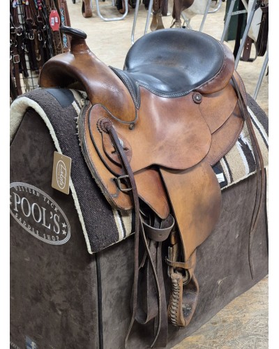 SELLE WESTERN OCCASION EQUITATION AMERICAINE USA CONTINENTAL