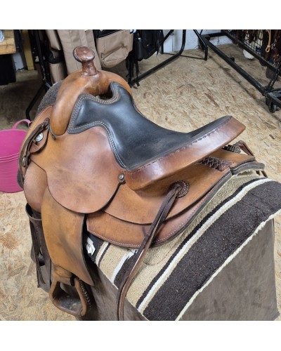 SELLE WESTERN OCCASION EQUITATION AMERICAINE USA CONTINENTAL