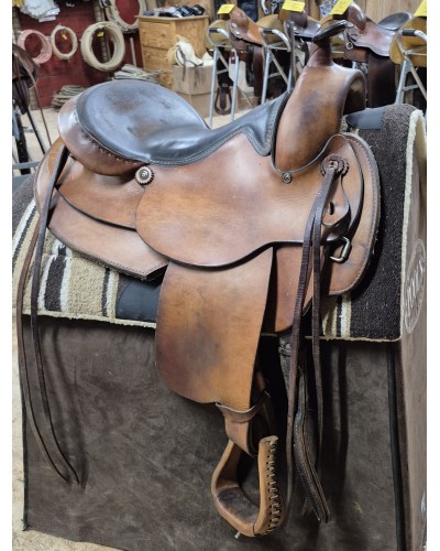 SELLE WESTERN OCCASION EQUITATION AMERICAINE USA CONTINENTAL