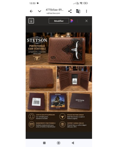 PORTEFEUILLES STETSON 9797309