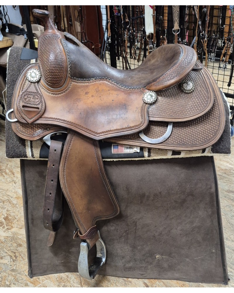 SELLE WESTERN OCCASION EQUITATION AMERICAINE USA CONTINENTAL
