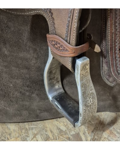 SELLE WESTERN OCCASION EQUITATION AMERICAINE USA CONTINENTAL