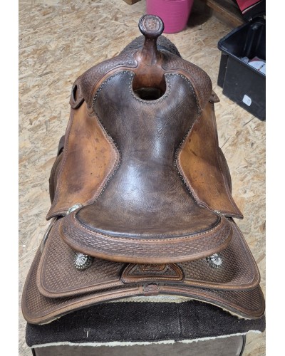 SELLE WESTERN OCCASION EQUITATION AMERICAINE USA CONTINENTAL