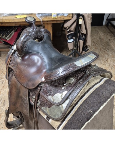 SELLE WESTERN OCCASION EQUITATION AMERICAINE USA CONTINENTAL