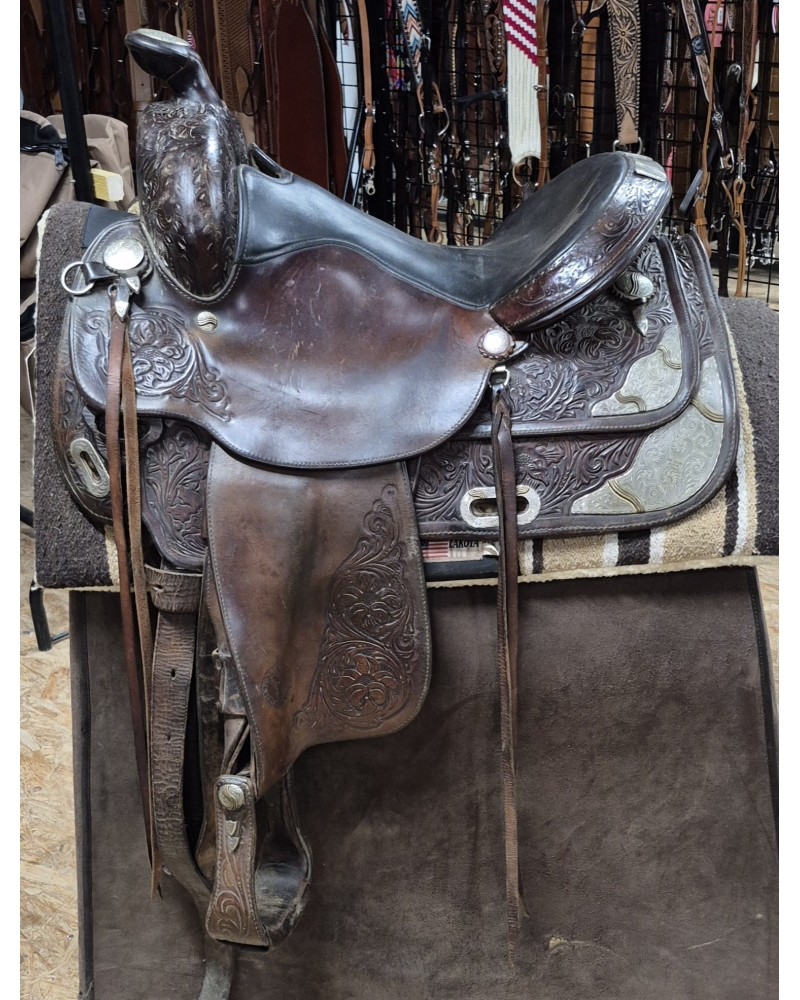 SELLE WESTERN OCCASION EQUITATION AMERICAINE USA CONTINENTAL