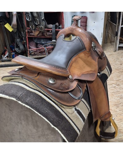 SELLE WESTERN OCCASION EQUITATION AMERICAINE USA CONTINENTAL