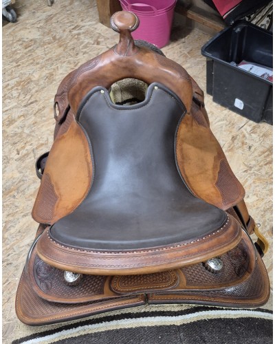 SELLE WESTERN OCCASION EQUITATION AMERICAINE USA CONTINENTAL