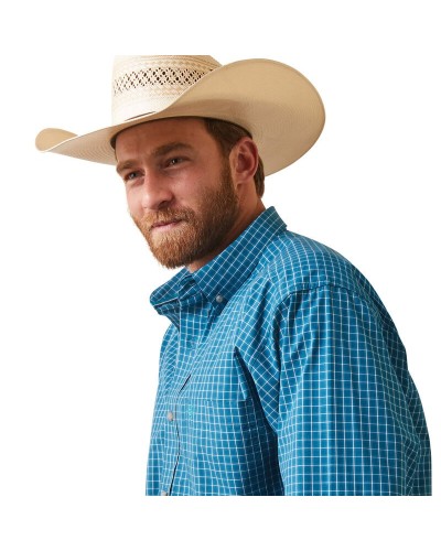 CHEMISE WESTERN AMERICAINE WRANGLER JACK DANIELS STARS AND STRIPES