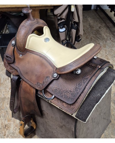 SELLE WESTERN OCCASION EQUITATION AMERICAINE USA CONTINENTAL