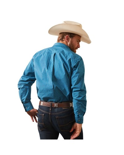 CHEMISE WESTERN AMERICAINE WRANGLER JACK DANIELS STARS AND STRIPES