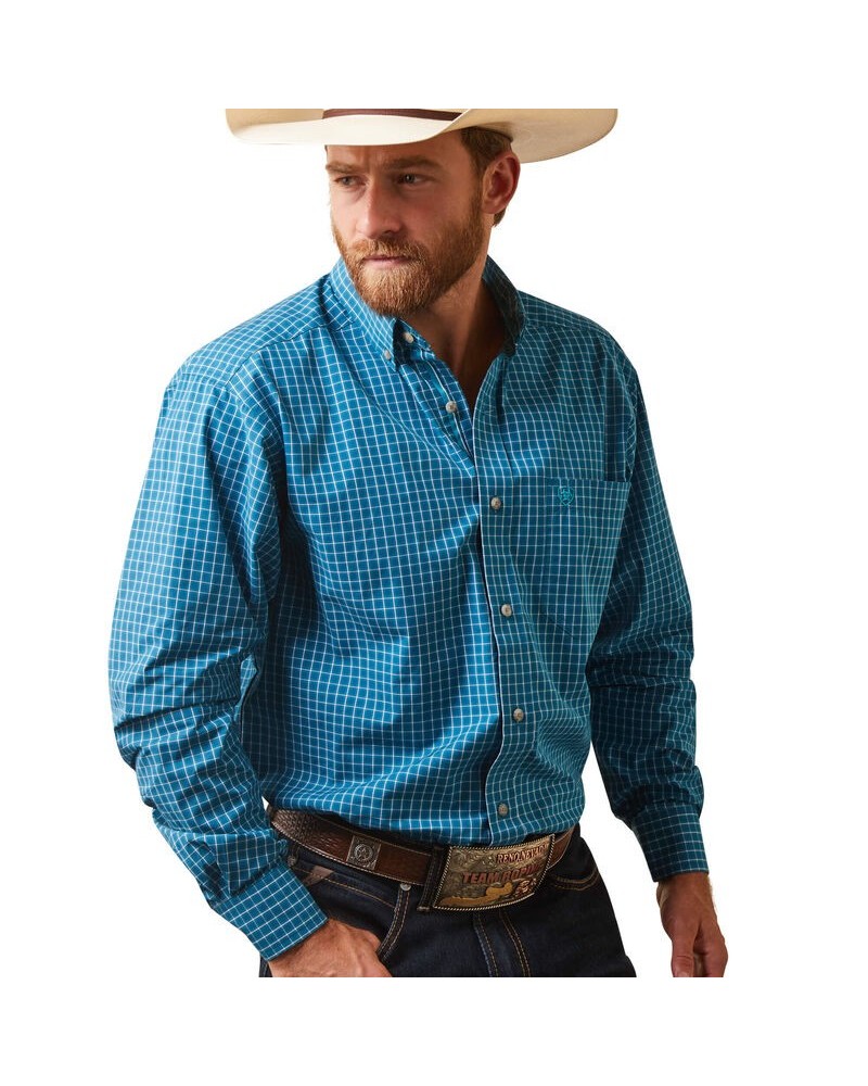 CHEMISE WESTERN AMERICAINE WRANGLER JACK DANIELS STARS AND STRIPES